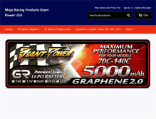 Tablet Screenshot of mojoracingproducts.com